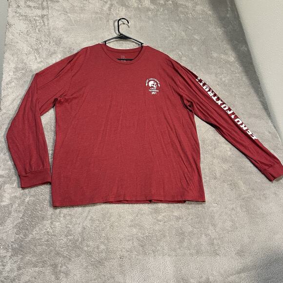 Zero Foxtrot Shirt Mens 2XL XXL Red Eat Lightning Long Sleeve Military Shirt - Picture 1 of 8